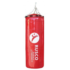 Мешок боксерский RUSCOSPORT 25кг 90см d-35см красный