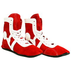 Самбовки  RUSCO SPORT замша (красные), Размер, 45