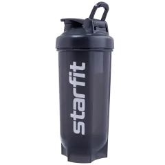 Шейкер STARFIT FB - 200,  700мл , цв. серый/черный