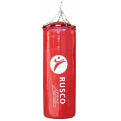 Мешок боксерский RUSCOSPORT 55кг 180см d-35см красный