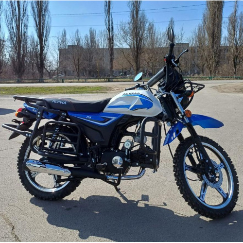 Мопед MOTOLAND ALPHA Forester RS 11 синий/белый*1