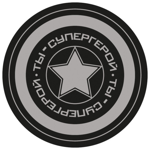 Шайба хоккейная детская СУПЕРГЕРОЙ (7896257)