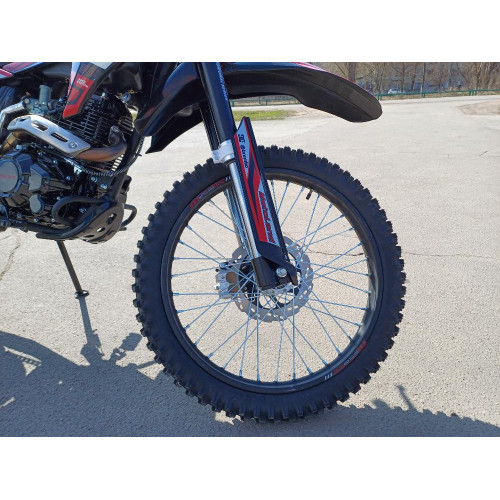 Мотоцикл Кросс Motoland XR300 LITE красный (175FMM) *4