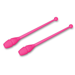 Булавы для худож. гимнастики INDIGO IN018-P, 41 см, 2шт, цв. розовый (49609-76412)