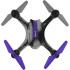 Игрушка КВАДРОКОПТЕР Hiper HQC-0003 Falcon X FPV 0.3Mpix VGA WiFi ПДУ черный/фиолетовый