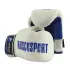 Перчатки боксерские RUSCOsport детские, кож.зам., 6 OZ, белый/синий