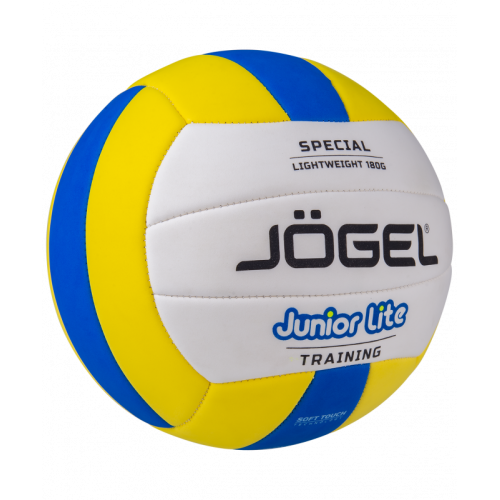 Мяч в/б JOGEL Junior Lite белый/желтый р.5
