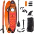 SUP-доска надувная универсальная TECH TEAM CRUZO (orange) 290x77x10см (с окном)(816119)