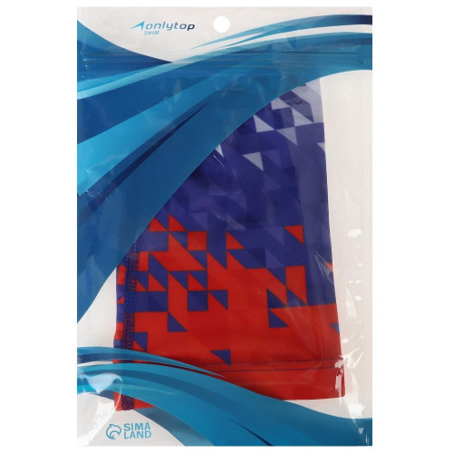 Шапочка для плавания ONLYTOP Swim взрослая, текстиль, обхват 54-60 см (2388949)