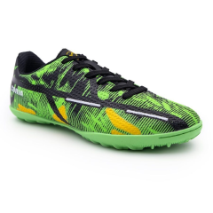 Бутсы ф/б VIRTEY TURF 23876, иск.кожа, цв. зеленый/черный, р.41