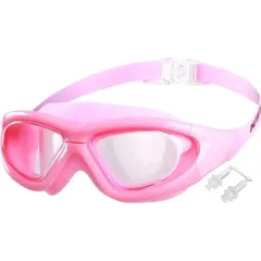 Очки для плавания ONLYTOP, взрослые + беруши (848647)
