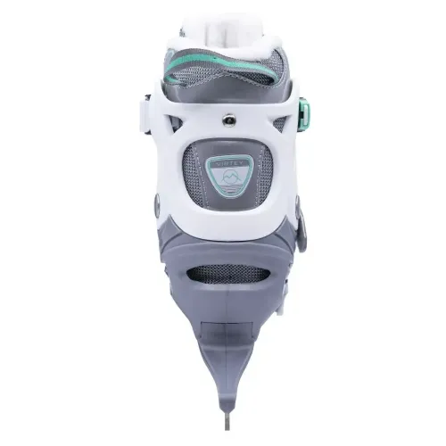 Коньки раздвижные VIRTEY SITI BW-167 р. 33-36. Цвет: серый/зеленый