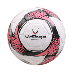 Мяч ф/б VINTAGE Football 118, белый/черный/розовый, р.5