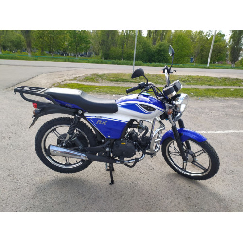 Мопед MOTOLAND ALPHA RX 11 синий/белый *1