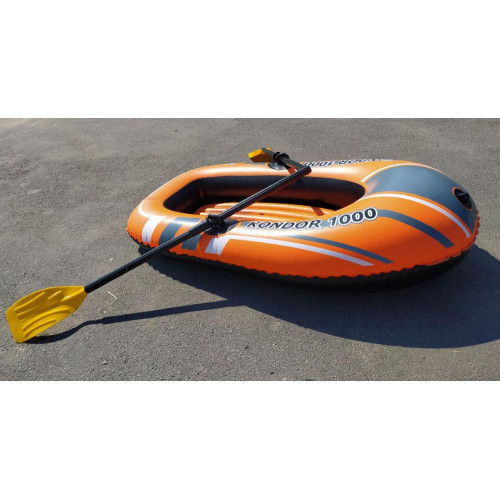 Лодка BESTWAY 61078  KONDOR 1000, комплект: весла пластик