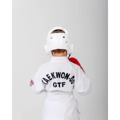 Шлем для тхэквондо BoyBo Premium BHT44 цв. белый, р. L