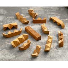 Головоломка ОВАЛ 12 частей, 7х7х4,5 см, (5013840)