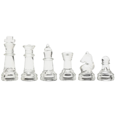 Игра настольная ШАХМАТЫ стеклянные, 35х35 (9378974)