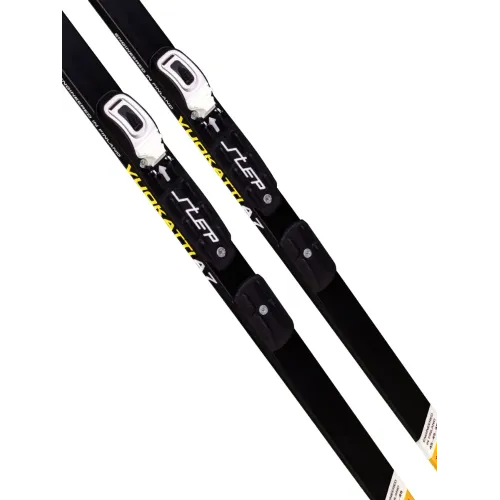 Комплект лыжный NNN 195 VUOKATTI Step-in Black/Yellow