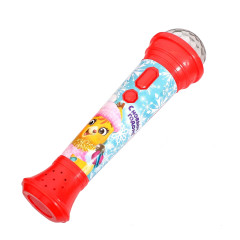 Игрушка микрофон НОВОГОДНЯЯ СКАЗКА!, световые и звуковые эффекты, цв. красный (4608399)