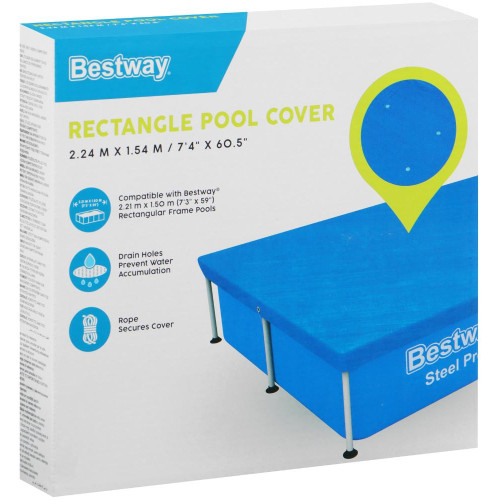 Тент для каркасного бассейна BESTWAY 58103, прямоугольный, 224х154см