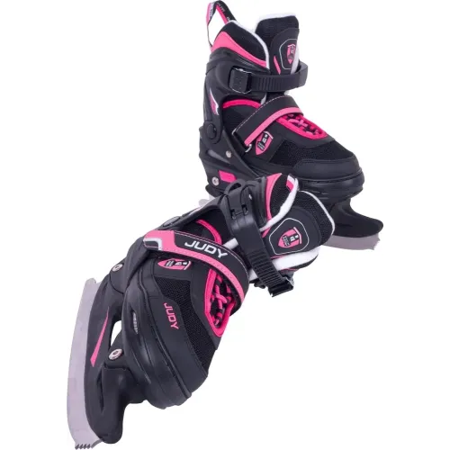 Коньки раздвижные TECH TEAM JUDY  р.31-34  black/pink