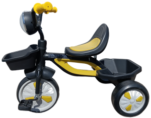 Велосипед 3-х кол. XEL-2021-3 цв. черный/желтый