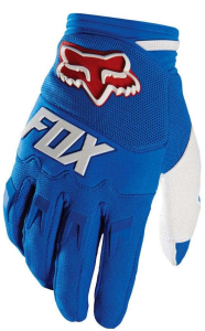 Перчатки мото FOX синие (L)