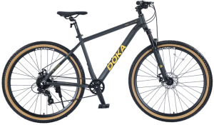 Велосипед DOKA 29" ТЕМП (8 ск., рост 19", хард) хаки/оранжевый
