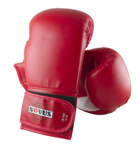 Перчатки боксерские NOVUS LTB-16301 красный, 12 унций, р. L/XL