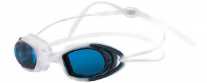 Очки для плавания ATEMI N9102M силикон (бел/гол)