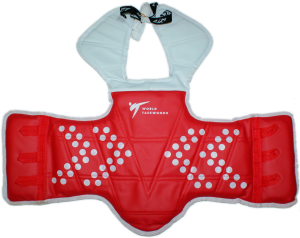 Защита груди SPRINTER ZZT-010-4 для тхэквондо. Размер: 4. Цвет: красный/синий