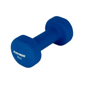 Гантель для фитнеса ESPADO ES1115, 3 кг, синий, неопрен
