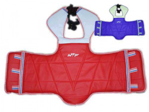 Защита груди SPRINTER ZZT-010-2 для тхэквондо. Размер: 2. Цвет: красный/синий