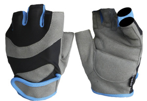 Перчатки для фитнеса ATEMI AFG-03, цв. черный/серый, р. L