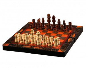 Игра настольная 3 в 1 "Ламиран" (шахматы, шашки, нарды) 30х30см (3635884)