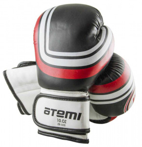 Перчатки боксерские ATEMI LTB-16101, цвет черный, р. S/M, 8 унций