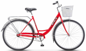 Велосипед STELS 28" Navigator 345 Lady (1 ск., женский, с корзиной) красный