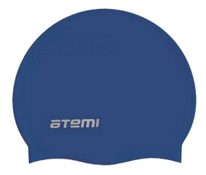 Шапочка для плавания ATEMI SC102 силикон, синяя