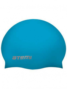Шапочка для плавания ATEMI TC303 тонкий силикон, голубой., детская