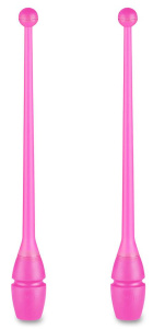 Булавы для худож. гимнастики INDIGO IN018-P, 41 см, 2шт, цв. розовый (49609-76412)
