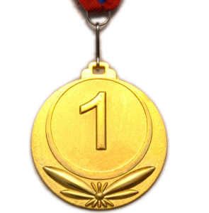 Медаль 5202-1, d - 65мм (цвет "золото")