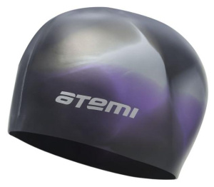 Шапочка для плавания ATEMI MC201 мультиколор, силикон