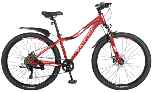 Велосипед TECH TEAM 26" KATALINA (7 ск., рост 14", хард) красный