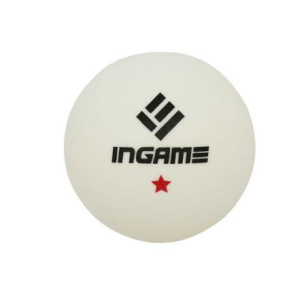 Мячи для н/т INGAME IG020 1*,  10 шт, белый