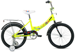 Велосипед ALTAIR 20" KIDS Compact (1ск., склад.) ярко-зеленый