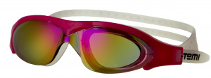 Очки для плавания ATEMI N5201, силикон (роз)