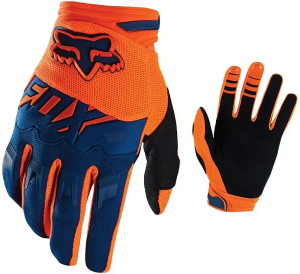 Перчатки мото FOX оранжевые (L)