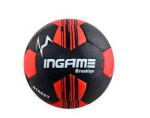 Мяч ф/б INGAME STREET BROOKLYN р.5 черный/красный