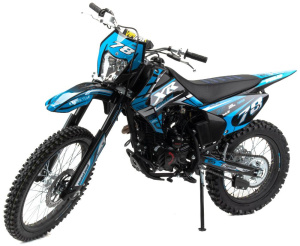 Мотоцикл Кросс Motoland XR300 LITE синий (175FMM) *4